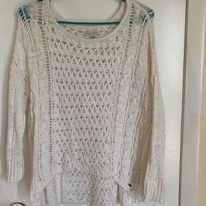 American Eagle crochet sweater size small